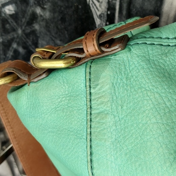 Fossil green leather purse - Picture 6 of 14